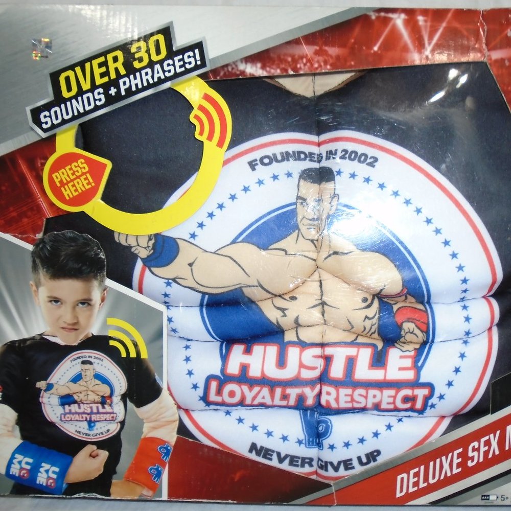 WWE John Cena Deluxe Muscle Suit with sound effects